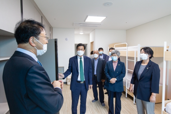 김돈곤 청양군수 코로나19 학교방역 상황점검