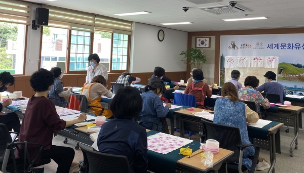 읍면동 평생학습 프로그램 관련 모습