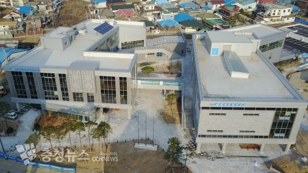홍성읍행정복지센터 및 보건소 전경