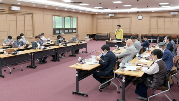지난 1일 공주시 편찬위원회 회의 개최 모습