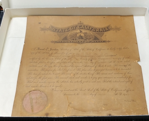 캘리포니아주 관허장