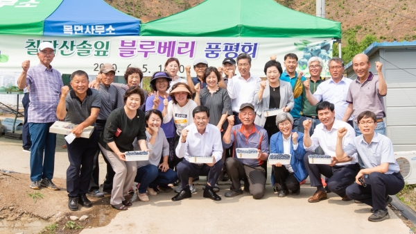 ‘칠갑산 솔잎 블루베리’ 품평회 개최