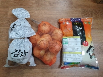 친환경 농산물 꾸러미 사진