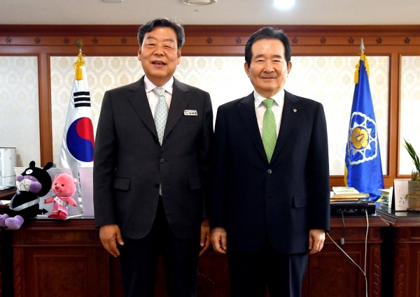 가세로 군수 정세균 국무총리 면담