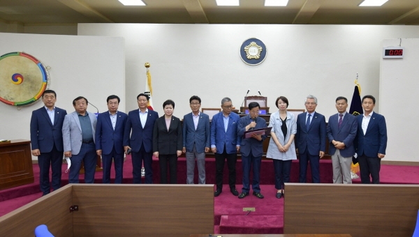 공주시의회 호소문 발표