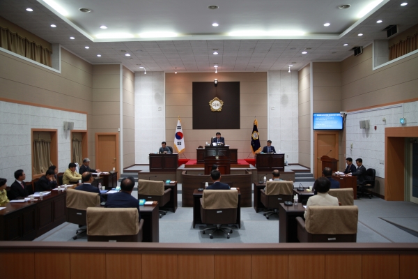 (269회 본회의)금산군의회 제8대 전반기 마지막 정례회 개회