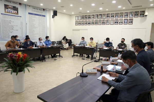 춘장대해수욕장협의회 개최 모습