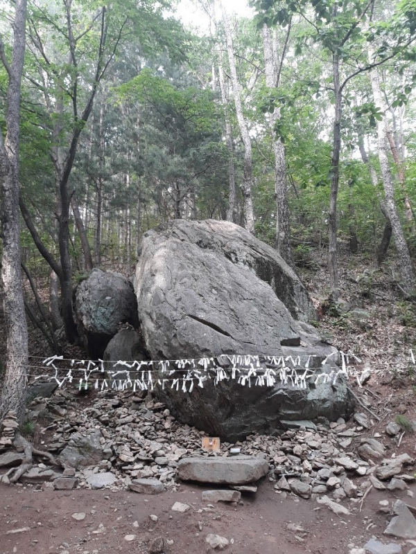 청양군, 천장호 잉태바위 소원함