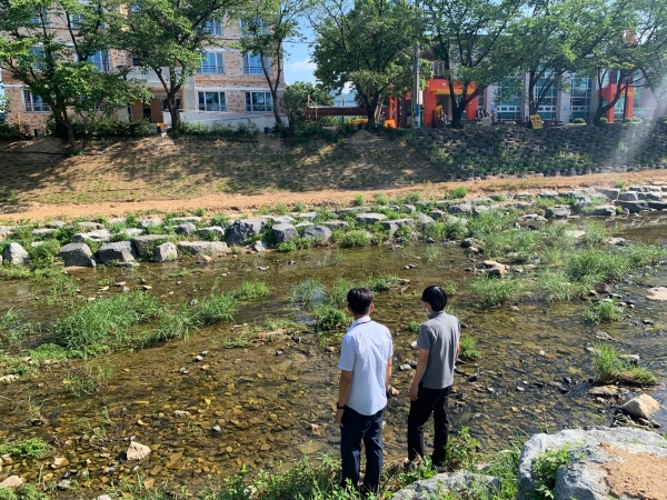 환경오염행위 감시·단속기간 시찰 모습