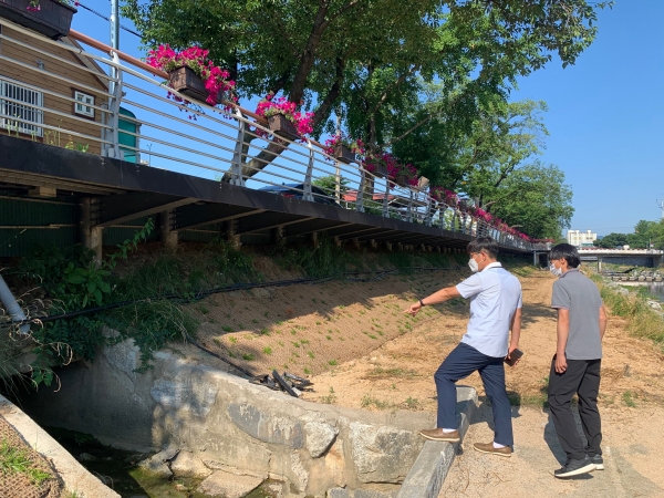 환경오염행위 감시·단속기간 시찰 모습