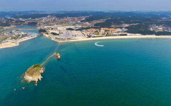 꽃지해수욕장 전경