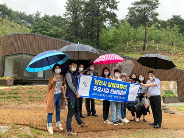 살림지킴이 대규모 예산 투입현장 방문 모습