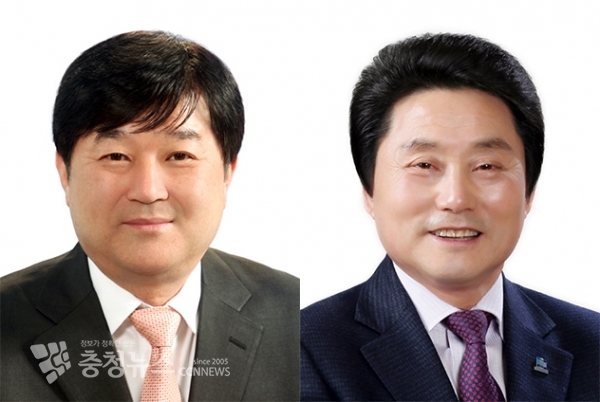 좌로부터 최창용 의장, 임종억 부의장