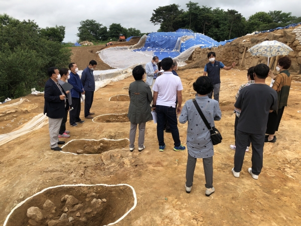 서천군민평가단 (서천읍성 정비 현장 방문 모습)