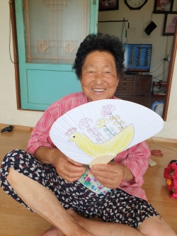 여름나기 민화부채 만들기