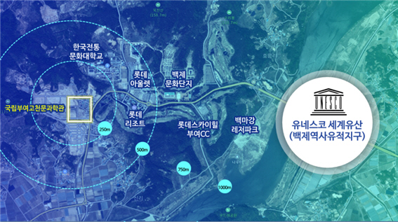 국립부여고천문과학관 예정지 주변 인프라