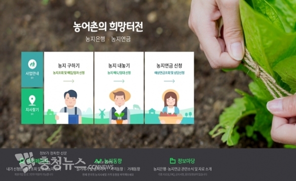 농지은행포털 화면(www.fbo.or.kr)