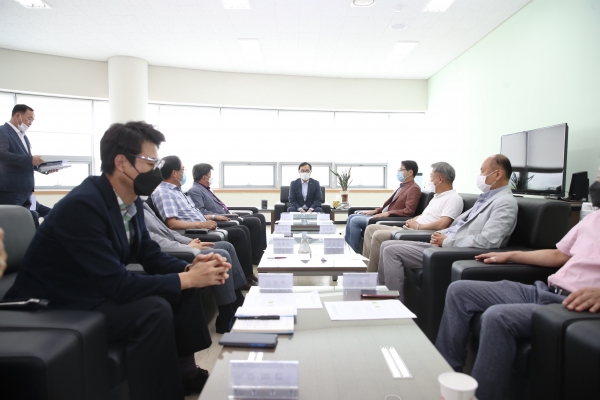 박상돈 시장 풍세일반산업단지 방문 모습