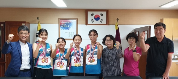 천안오성중, 제29회 전국종별육상경기대회 '메달 5개 획득'
