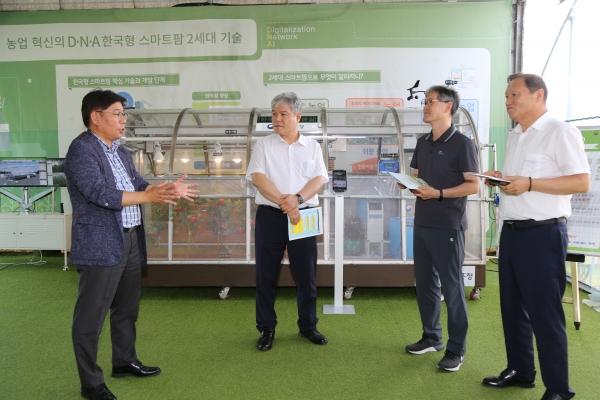 국립원예특작과학원, 국립농업과학원 방문 모습