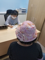 시각장애인 어르신 대상 치매조기검진 실시