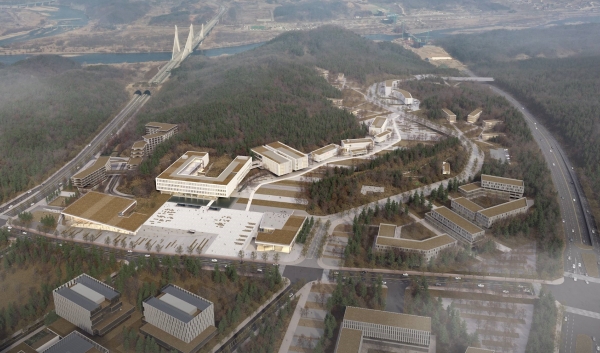 세종시 공공캠퍼스 공모 당선작 조감도