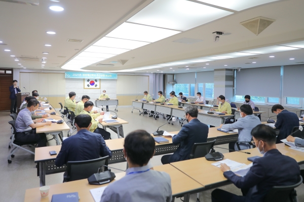 제4차 2021년 정부예산확보 추진상황 보고회 사진