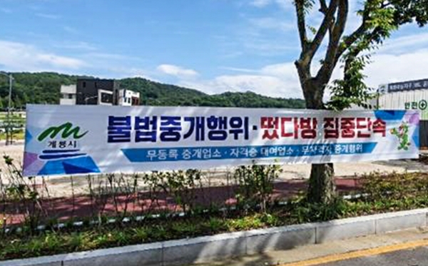 불법중개 집중단속 실시