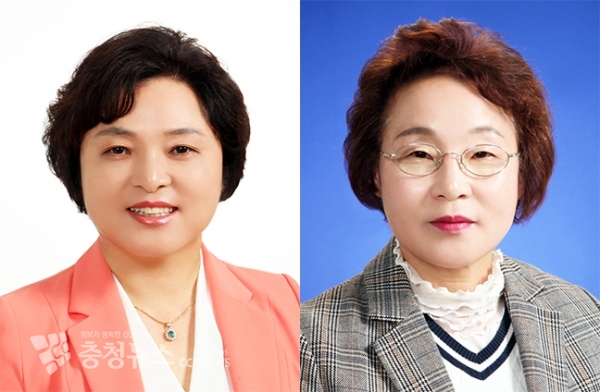 좌로부터 당진시의회 김명회,양기림 의원