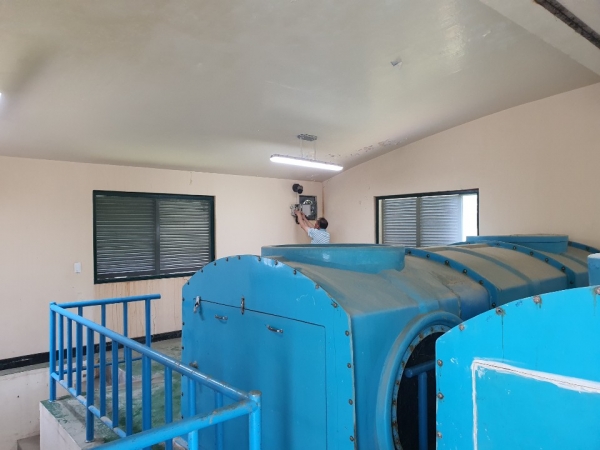 신창검수구 내부 점검장면