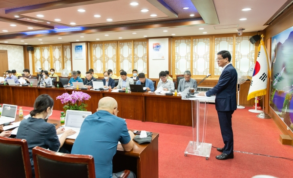 김돈곤 청양군수 7월 정례 브리핑