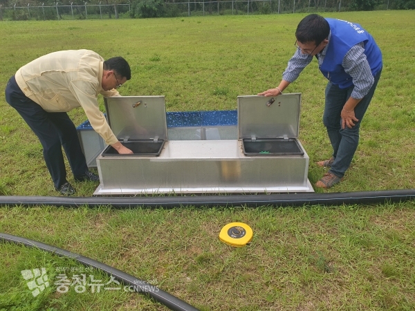 홍성군, 배수지 총11개소 긴급점검