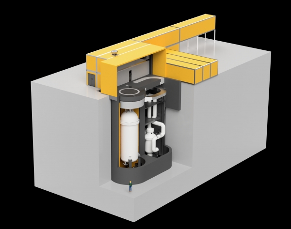 미국 USNC사가 개발중인 초소형모듈원자로(MMR, Micro Modular Reactor) 개념도