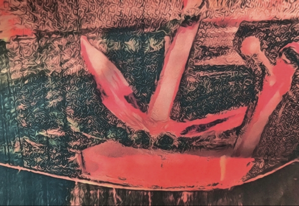 Kim Hong-Ju has written and drawn 'A chat'' for the 14th poem of 'Thought D Foresight'.