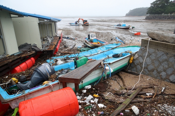 태안군 고남면 강풍피해 현장(고남7리 만수동 어촌마을)