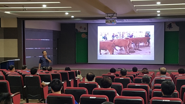 한우교육 실시 모습