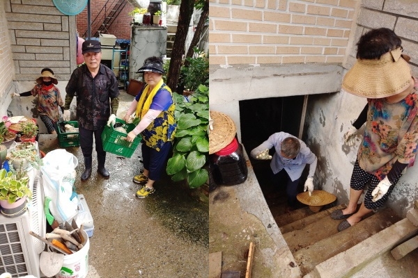 성정1동 (수해피해 복구활동 모습)