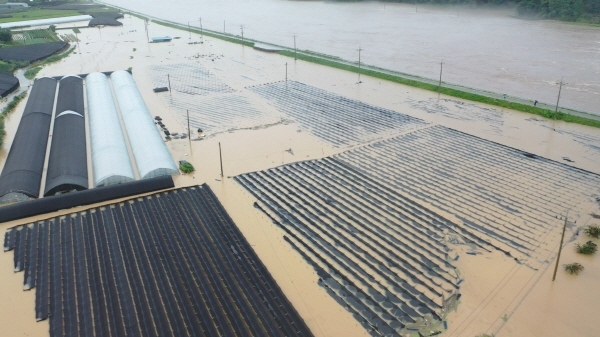 부리면 평촌리 드론 촬영