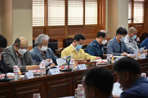 제2차 부여군백제문화선양위원회 회의 장면