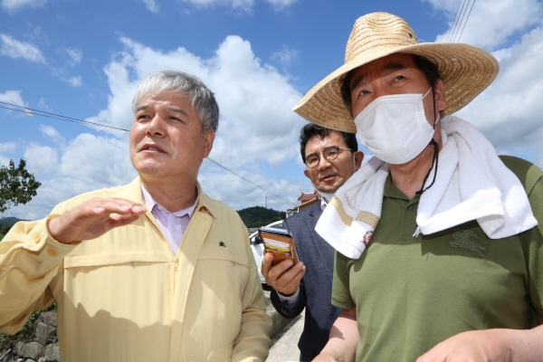 문정우 금산군수와 이낙연 의원