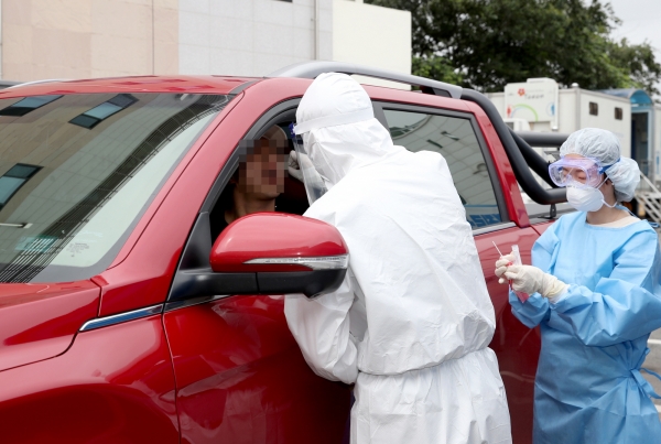 태안군보건의료원 코로나19 드라이브스루 선별진료소