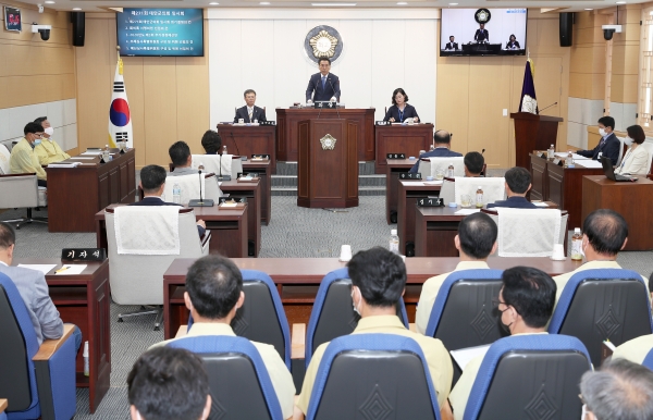 태안군의회 본회의장