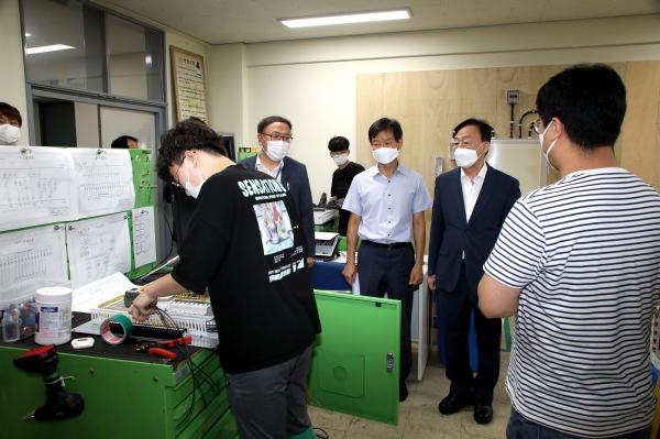 2020년 전북 제55회 전국기능경기대회 참가 선수 및 지도교사 격려