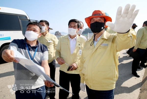 안면읍 방포항 현장점검