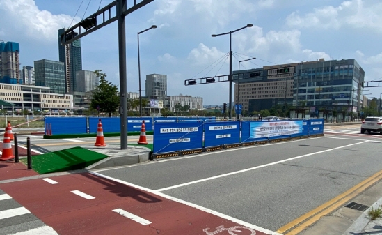 신교통형 BRT 승강장 설치 공사