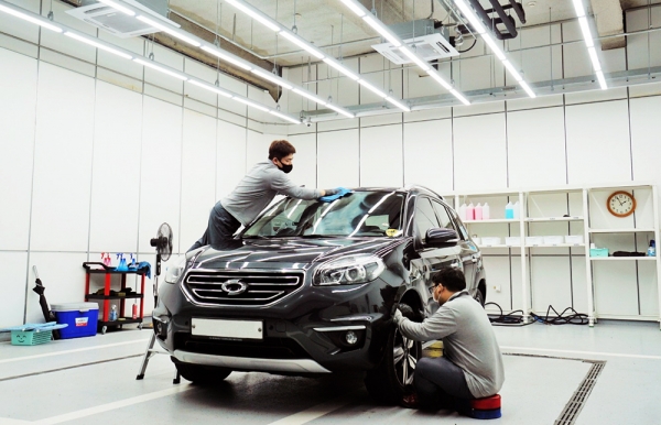 한국동그라미파트너스 동그라미 세차장 모습