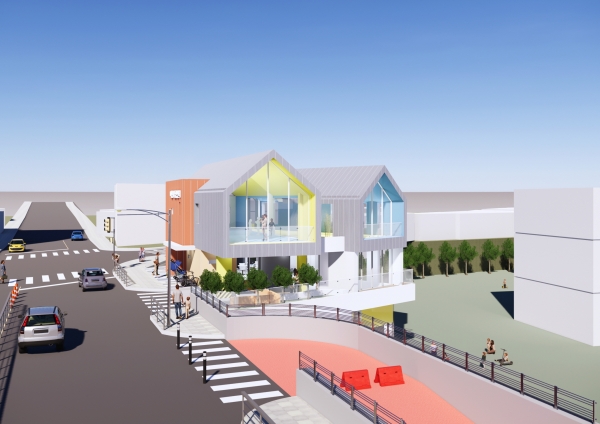 다함께 돌봄 및 공동육아나눔터 투시도