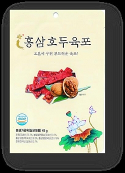 홍삼호두육포