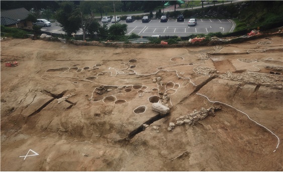 아산 공세곶창지 조사지역 전경