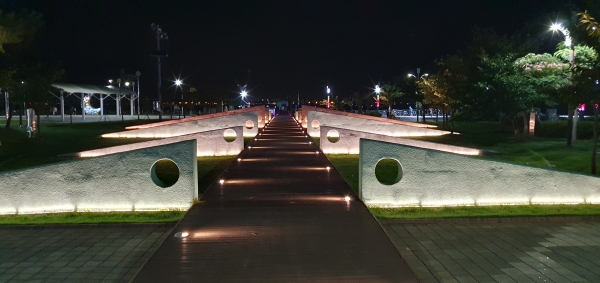 삽교호 바다공원 야간경관조명